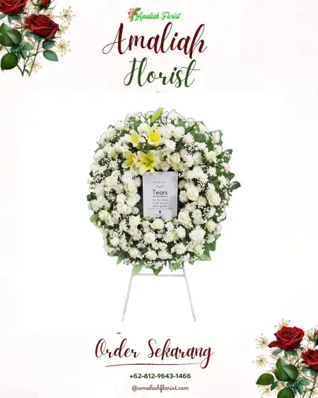 Krans Bunga Duka Masjid Istiqlal